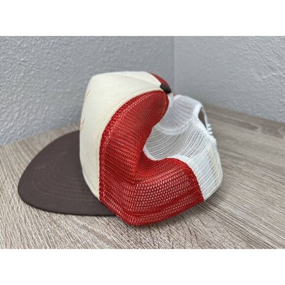 Vintage Nassau Bahamas Flat Brim Mesh Adjustable Trucker Hat - Picture 3 of 11